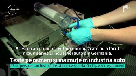 Acuzaţii şocante în industria auto. Trei mari producători sunt criticaţi dur după ce s-a aflat că au făcut teste pe maimuţe şi chiar pe oameni