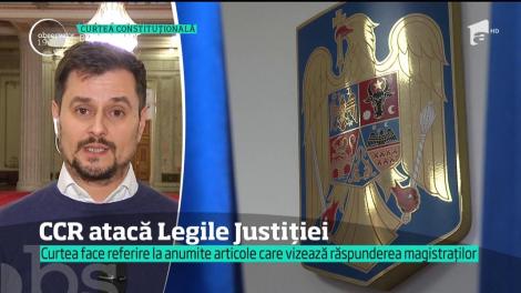 Curtea Constituțională a României atacă Legile Justiției. Statutul magistraților a fost declarat parțial neconstituțional