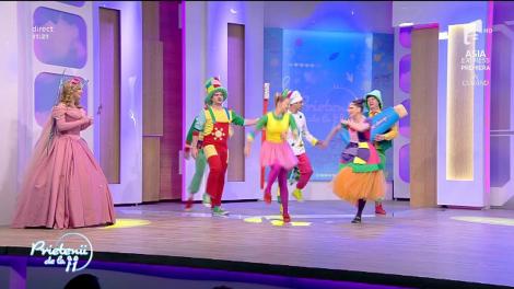 Bucuria copiilor! Zânele fermecate și Gașca Zurli au adus veselia în platou. "Periuța", cea mai distractivă metodă prin care copilul tău învață să-și perie dințișorii