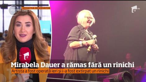 Mirabela Dauer, de urgență pe masa de operație. Medicii au luat hotărârea să o opereze, după ce artista a fost suspectă de cancer