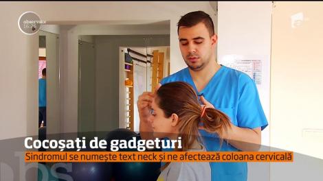 Text neck, sindromul care afectează coloana cervicală
