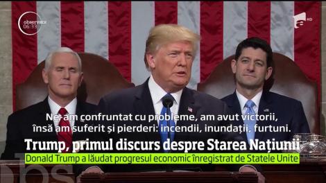 Donald Trump, primul discurs despre Starea Națiunii