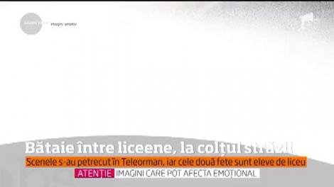 A fost bătaie între două eleve de liceu din Teleorman!