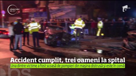 Accident grav de circulaţie, în sectorul 1 al Capitalei!