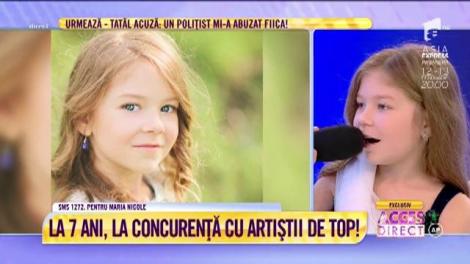 Ea este "Mica Delie a României"! Deși are doar șapte ani, a scos deja zece videoclipuri, a participat la concursuri de miss și este model