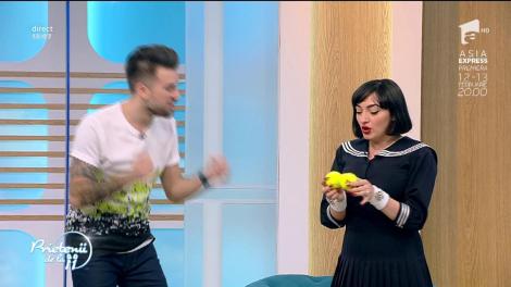 Râzi cu lacrimi! Ana Morodan, la un pas de a ajunge la Urgențe, direct din platoul "Prietenilor de la 11": "Nu așa se ridică!"