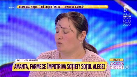 Mihaela, soţia înşelată: "Amanta m-a împins cu capul într-un gard!"