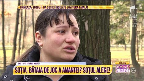 Iubire pe muchie de cuţit! O soţie a ajuns bătaia de joc a amantei?