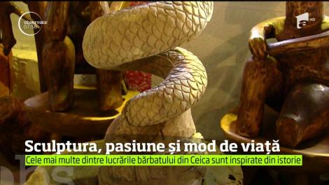 Un sculptor bihorean care reproduce lucrări celebre se pregăteşte intens pentru centenarul Marii Uniri