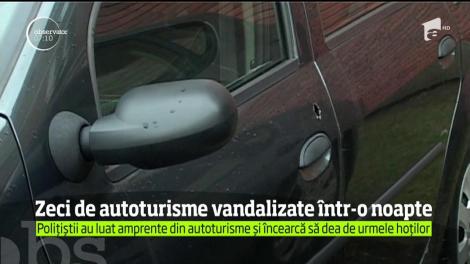 50 de maşini vandalizate, în Târgu Jiu. Autorii au ţintit doar o singură marcă de autoturisme
