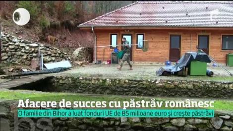 Afacere de succes cu păstrăv românesc