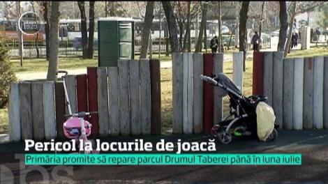 Temperaturile de primăvară au umplut parcurile de copii. Dar pericolele pândesc la orice pas