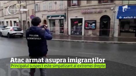 Un oraş din Italia a fost scena unor atacuri îndreptate împotriva imigranţilor de culoare. Şase persoane au fost împuşcate