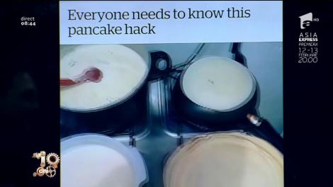 Smiley News! Cum să faci clătite cu tigaia învârtită invers