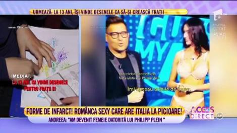 VIDEO! Ochii îți vor rămâne aţintiţi la formele ei PER-FEC-TE! Andreea Sasu, românca sexy care are Italia la picioare!