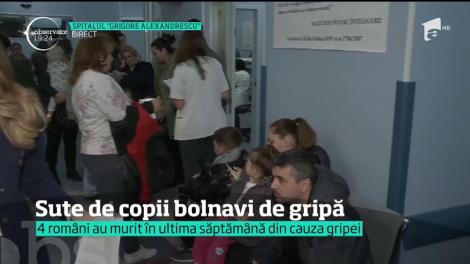 Epidemie de gripă în toată România! Sute de copii bolnavi!