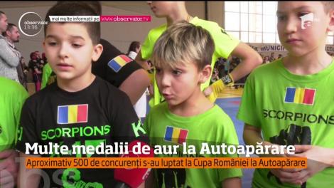 Copii din toate colţurile ţării s-au reunit la Braşov, ca să participe la Cupa României la Autoapărare