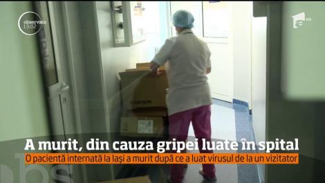 O pacientă a murit după ce în salonul în care se afla a intrat o persoană care avea gripă!