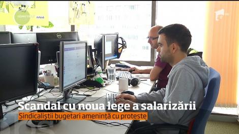 Revoluţia fiscală a diminuat veniturile bugetarilor, dar şi pe ale angajaţilor din mediul privat. Unii sindicalişti se pregătesc de proteste