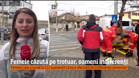 O tânără a leşinat pe o stradă din Focşani. Au trecut minute bune până să fie băgată în seamă de cineva