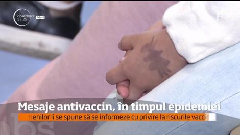 În plină epidemie de gripă, pe Drumul Naţional 1 a apărut afiş care pune sub semnul întrebării vaccinarea
