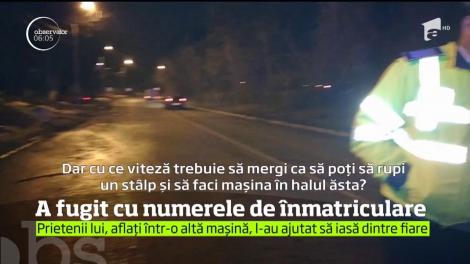 Accident desprins parcă din filmele de acţiune, pe străzile Iaşului