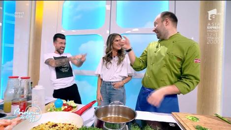 Alex Cârțu gătește: "Antricot de vită cu bulgur și varză de Bruxelles"