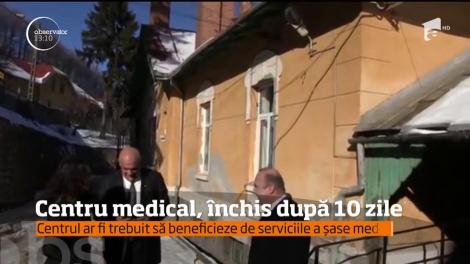 Centrul medical inaugurat în urmă cu zece zile la Anina, închis din lipsă de fonduri