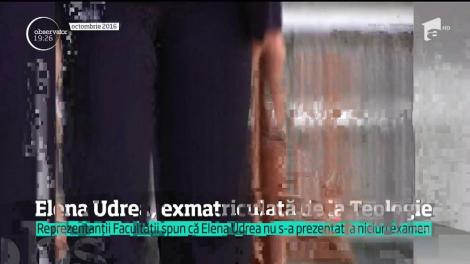 Elena Udrea a fost exmatriculată! Vedeta masterand a facultăţii de Teologie din Cluj Napoca n-a fost la niciun examen