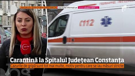 Carantină la Spitalul Judeţean Constanţa. Niciun vizitator nu are voie să intre în secţiile de Oncologie şi Terapie Intensivă