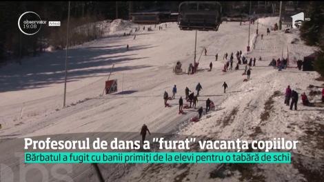 Un profesor de schi din Tg. Mureş i-a lăsat pe nişte elevi fără tabără, după ce a fugit cu banii de cazare şi masă