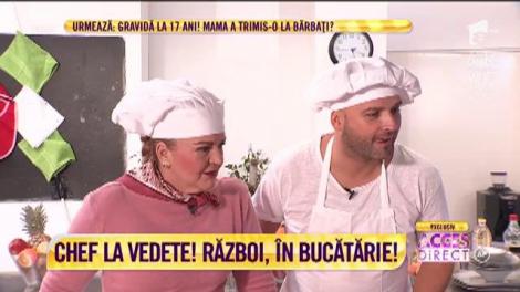Semifinalista Chefi la cuțite declanșează un nou Război în bucătărie! În colțul din stânga Andreeeei Ștefănescu! În colțul din dreapta Mariaaa Cârneci!