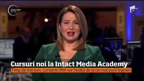 Intact Media Academy continuă înscrierile pentru prima serie din acest an, la cursurile de Prezentator şi Reporter TV