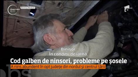 Iarna revine în forță! Vremea se schimbă radical: Cod galben de ninsori și risc de avalanşe, la munte