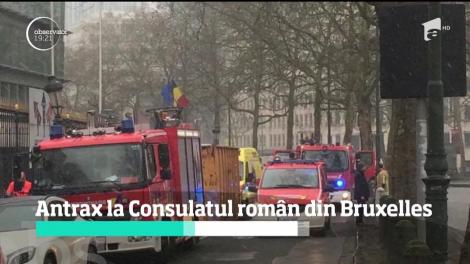 Alertă cu antrax la consulatul României din Belgia