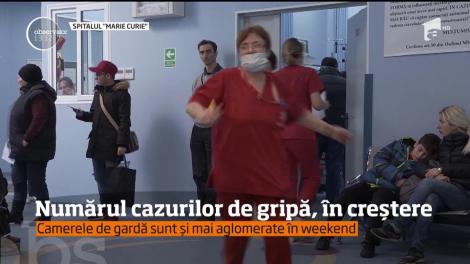 Numărul cazurilor de gripă creşte de la o zi la alta