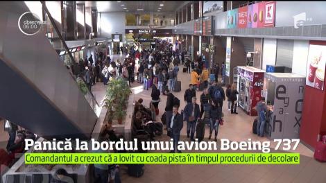 Probleme la decolare pe Aeroportul Otopeni pentru o aeronavă Boeing 737