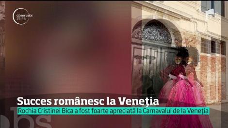 Creaţia vestimentară a unui designer din Alba Iulia, un adevărat succes la Carnavalul de la Veneţia