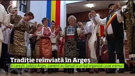 Bal organizat ca pe vremuri în comuna argeşeană Lerești