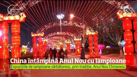 China întâmpină Anul Nou cu lampioane