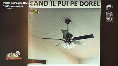 Smiley News. Când îl pui pe Dorel să îți monteze un ventilator
