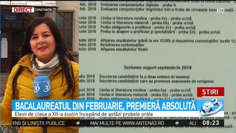 BACALAUREAT 2018. Elevii dau startul examenului maturității. Premieră absolută la Bacalaureatul din februarie