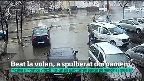 Beat la volan, a spulberat doi oameni