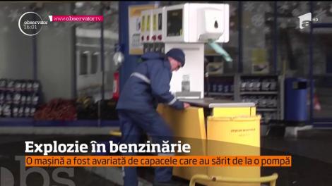 Explozie într-o benzinărie din Galați