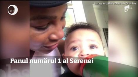 Fiica de cinci luni a Serenei Williams a participat la primul ei meci de tenis