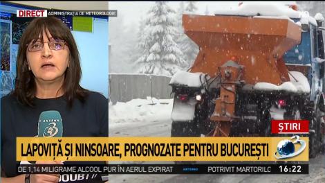 România, sub COD GALBEN de vreme rea! Meteorologii avertizează: ninsori puternice şi viscol. Bucureştiul va fi şi el afectat!