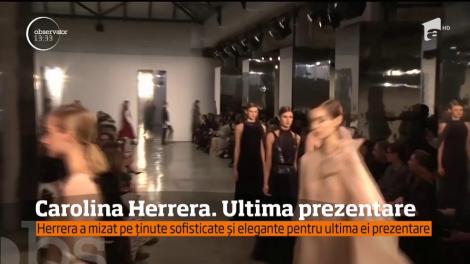 După patru decenii de activitate, Carolina Herrera se retrage din fruntea companiei de modă care îi poartă numele