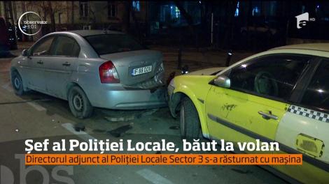 Directorul adjunct al Poliţiei Locale din Sectorul 3 din Capitală a făcut dezastru pe şosea