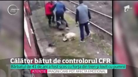 Un controlor de tren a bătut crunt un călător, pe peronul unei gări din Arad. Explicaţia este şocantă