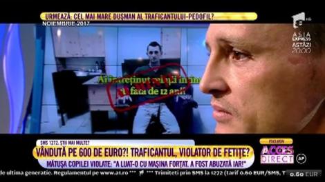 Dată pe 600 de euro! Vânzătorul este violator de fetițe: ”A luat-o cu mașina forțat. A fost abuzată iar!”
